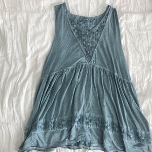 Flowy peplum Top blouse tank top